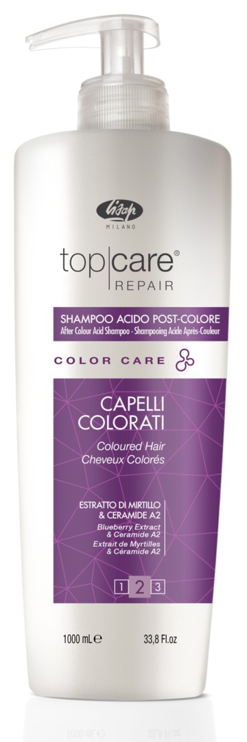 Стабилизатор цвета - Top Care Repair Color Care After Color Acid Shampoo LISAP MILANO