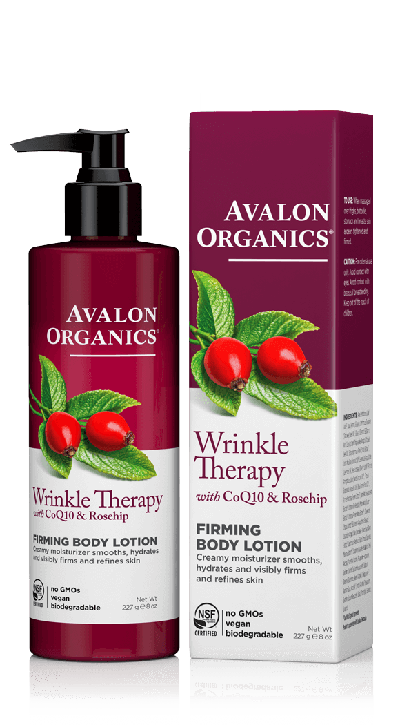 Укрепляющий лосьон для тела с коэнзимом Q10 и шиповником Wrinkle Terapy With CoQ10 & Rosehip Firming Body Lotion AVALON ORGANICS