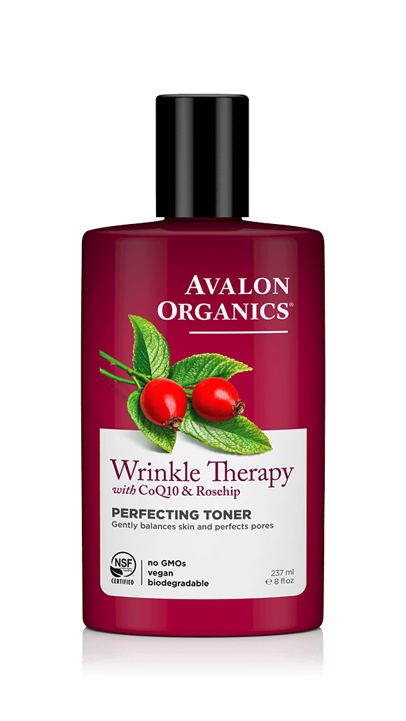 Тоник против морщин с коэнзимом Q10 и шиповником Wrinkle Therapy With CoQ10 & Rosehip Toner AVALON ORGANICS