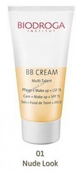 Матирующий тональный BB крем для жирной кожи 01 песочный/BB Cream SPF15 for impure skin 01 Sand touch BIODROGA