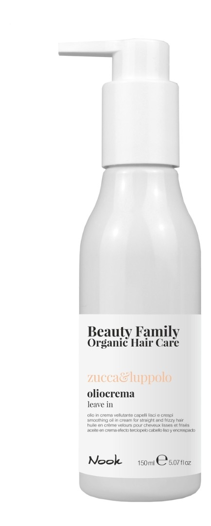 Крем-масло для прямых и вьющихся волос Oliocrema Zucca & Luppolo New Beauty Family 2020 NOOK