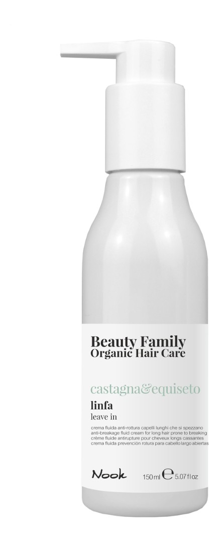 Укрепляющий жидкий крем-флюид для ломких и секущихся волос Linfa Castagna & Equiseto New Beauty Family 2020 NOOK