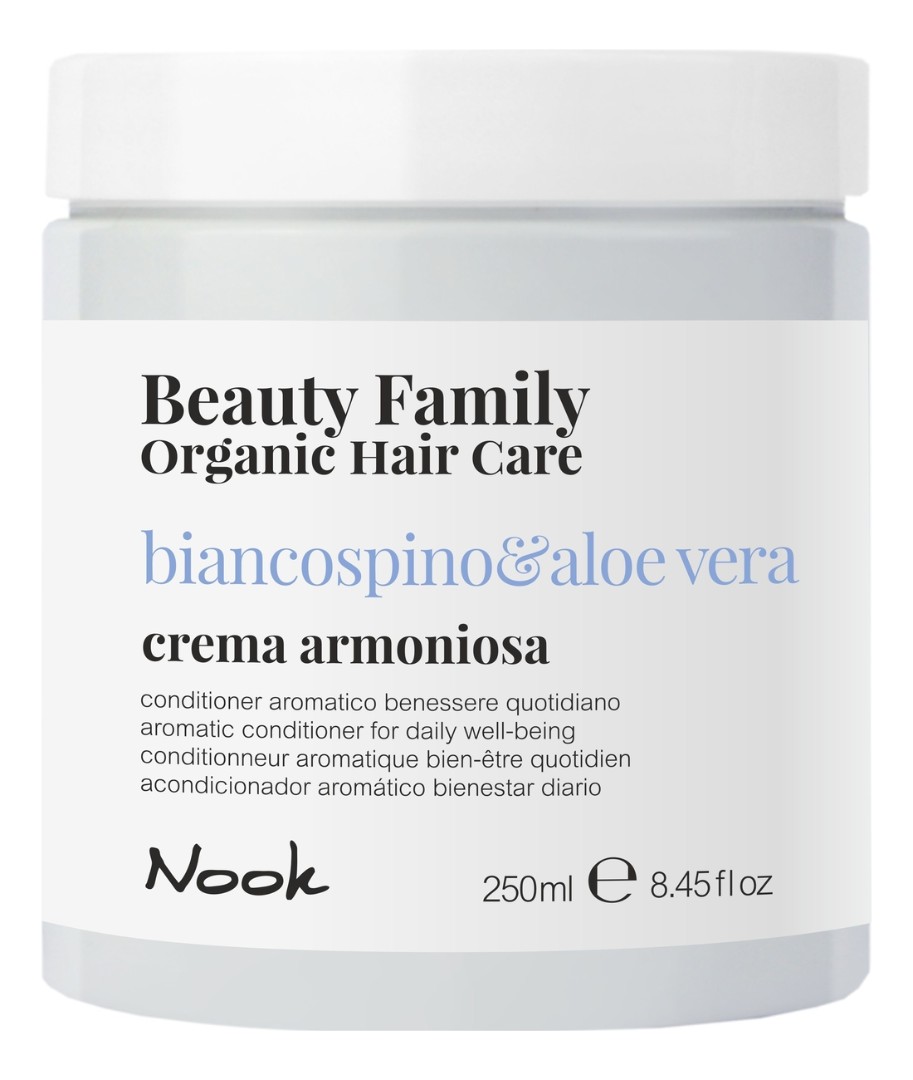 Крем-кондиционер для ежедневного ухода Crema Armoniosa Biancospino & Aloe Vera New Beauty Family 2020 NOOK