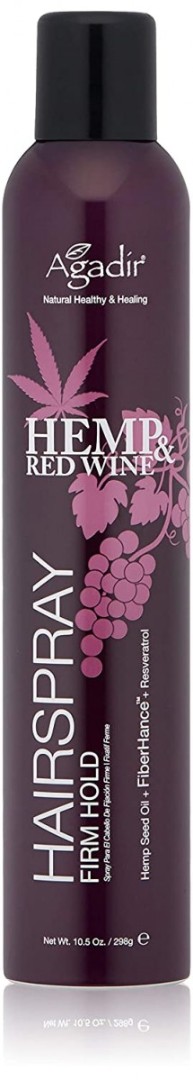 Лак сильной фиксации Hemp & Red Wine Firm Hold Hair Spray AGADIR