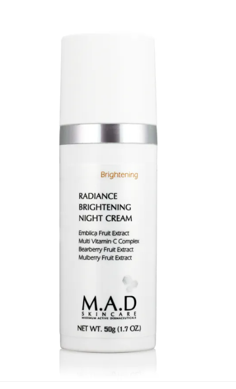 Ночной восстанавливающий крем, выравнивающий тон кожи Radiance Brightening Night Cream M.A.D SKINCARE