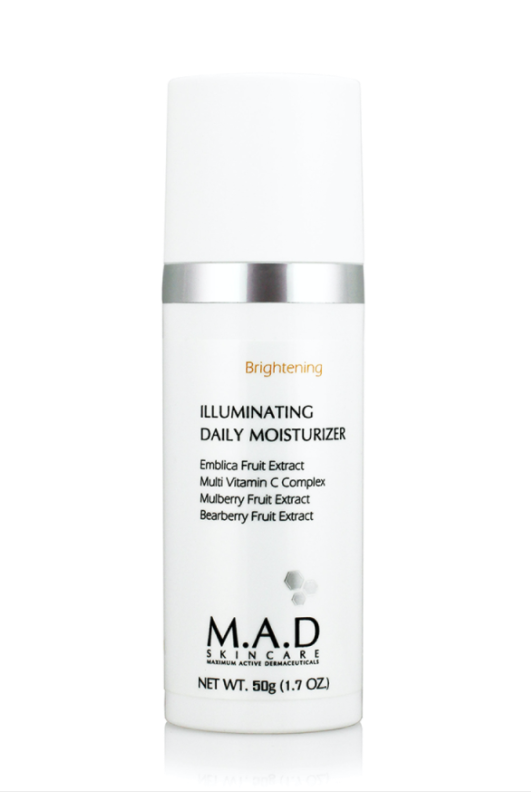 Дневной увлажняющий крем с эффектом выравнивания тона кожи Illuminating Daily Moisturizer M.A.D SKINCARE