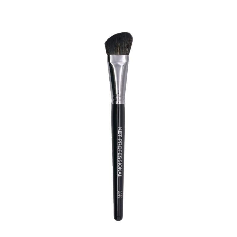 Профессиональная скошенная кисть из енота для тона и моделирования d.21/7 KET PROFESSIONAL