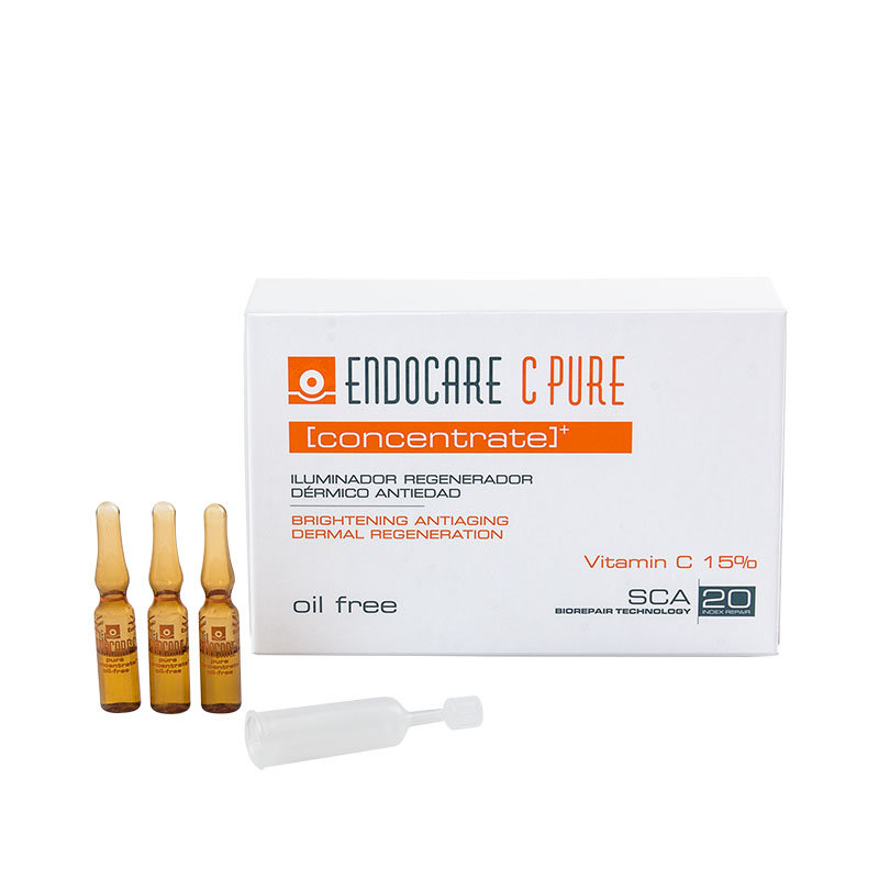 Регенерирующий омолаживающий концентрат с витамином С Pure Endocare CANTABRIA LABS