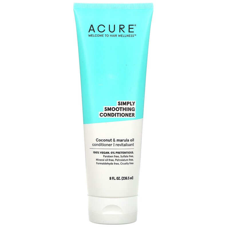 Разглаживающий кондиционер с ароматом кокоса и марула Simply Smoothing Conditioner - Coconut ACURE