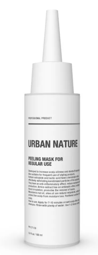 Маска-пилинг для очищения кожи головы и волос URBAN NATURE