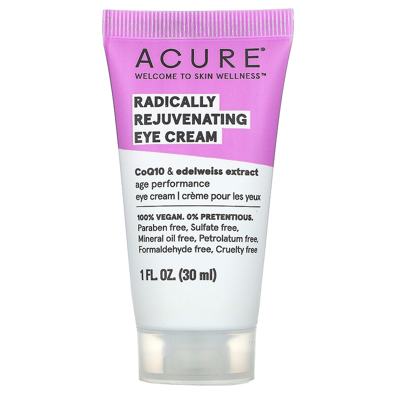 Крем для глаз с Коэнзимом Q10 и экстрактом Эдельвейса Radically Rejuvenating Eye Cream ACURE