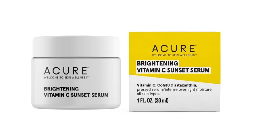 Сыворотка с витамином С CoQ10 и астаксантином Brightening Vitamin C Sunset Serum ACURE