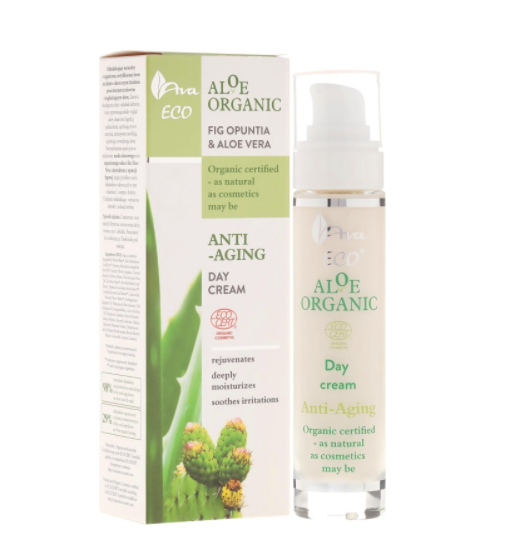 Антивозрастной дневной крем Anti-Aging Day Cream Aloe Organic AVA LABORATORIUM