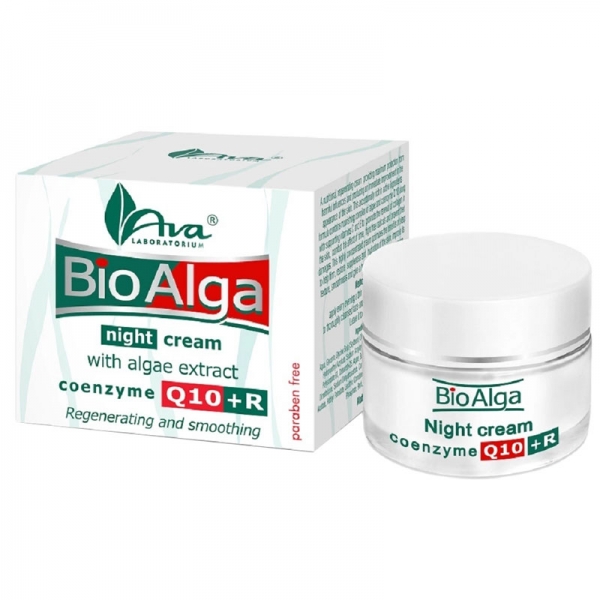 Восстанавливающий ночной крем с экстрактом водорослей и коэнзимом Q10 Night Cream With Algae Extract Bio Algae AVA LABORATORIUM