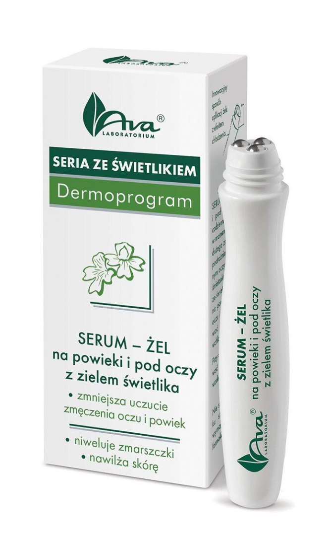 Сыворотка для контура глаз с экстрактом очанки против отеков Eye Contour Serum With Eyebryght Extract AVA LABORATORIUM