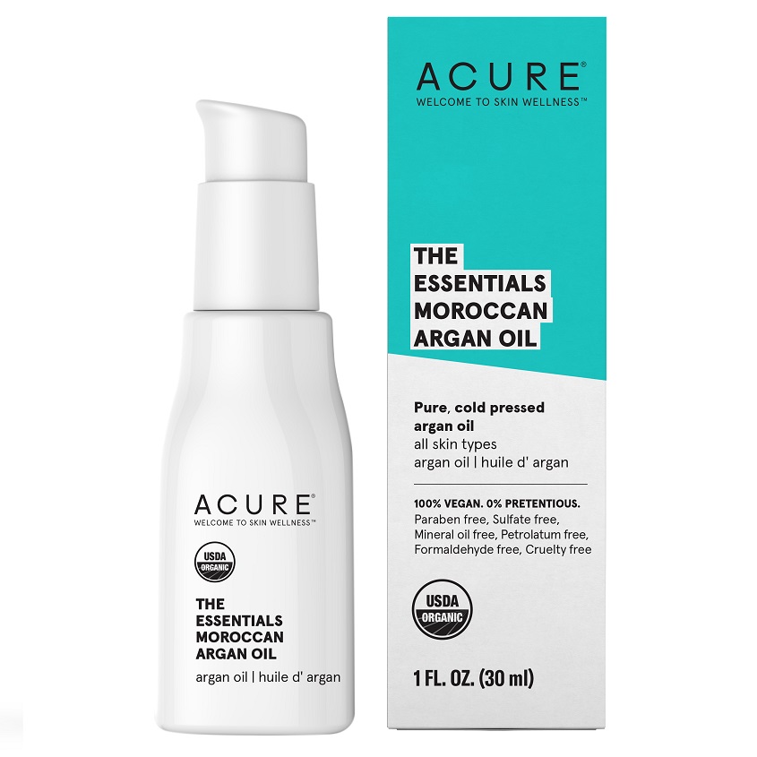 Органическое Аргановое масло холодного отжима The Essentials Argan Oil ACURE