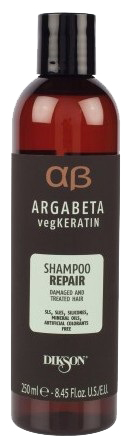 Шампунь для ослабленных и химически обработанных волос Shampoo Repair Veg Keratin DIKSON