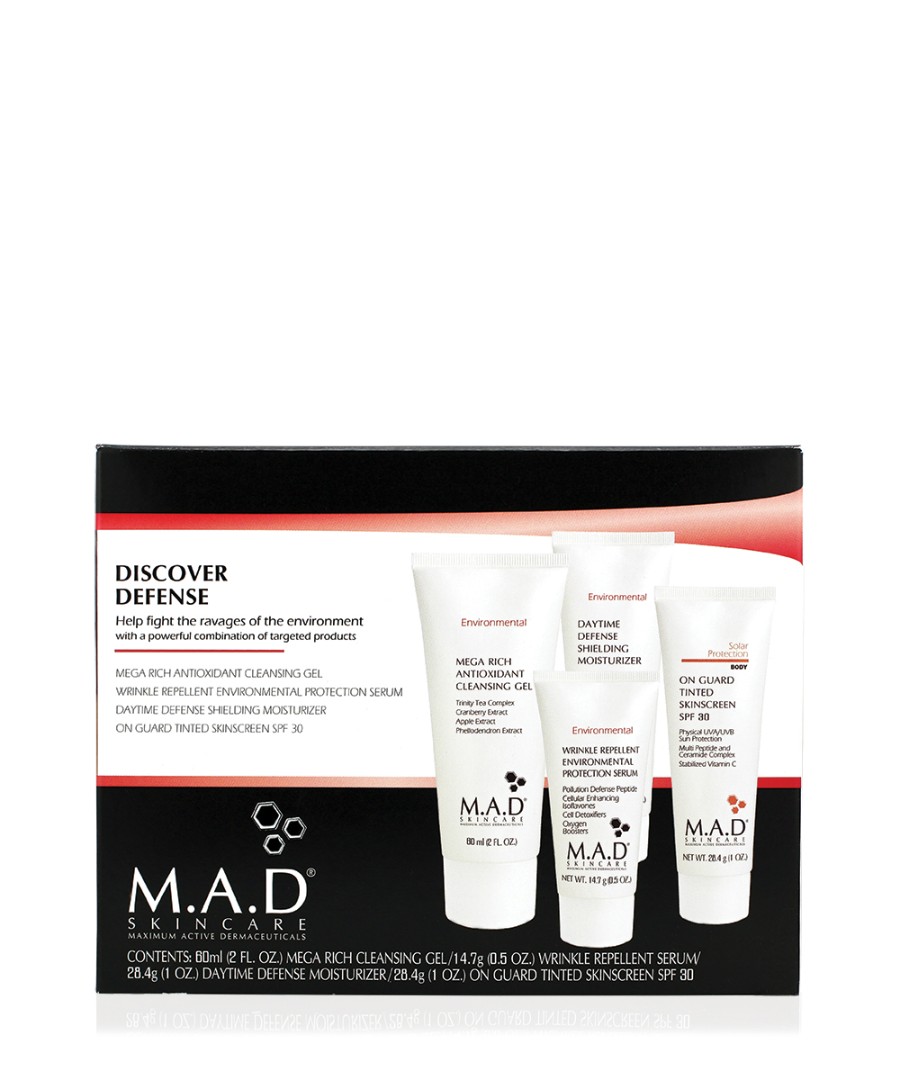 Дорожный набор препаратов для восстановления и защиты кожи Environmental Discovery Kit M.A.D SKINCARE
