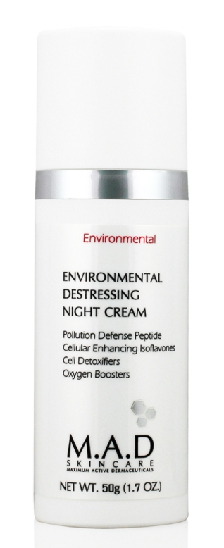 Восстанавливающий ночной крем 'Антистресс' Environmental Destressing Night Cream M.A.D SKINCARE
