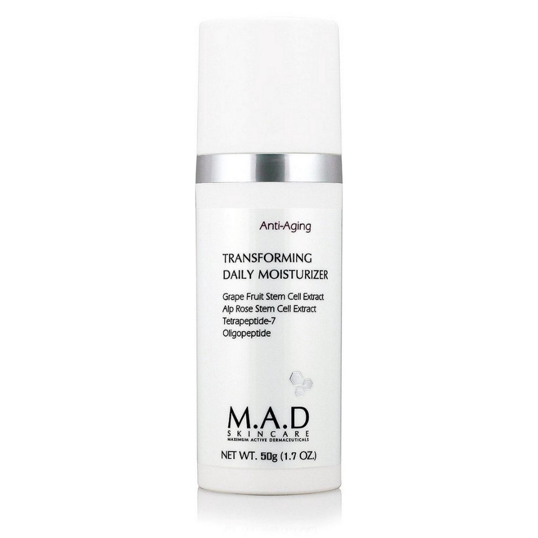 Увлажняющий дневной крем предупреждающий старение кожи Transforming Daily Moisturizer M.A.D SKINCARE