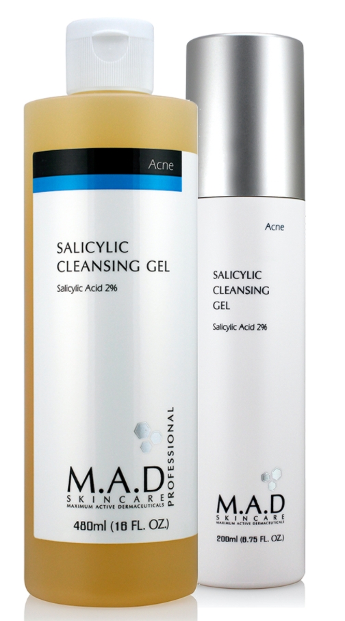 Очищающий гель с 2% салициловой кислотой Salicylic Cleansing Gel M.A.D SKINCARE