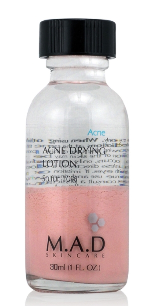 Подсушивающий лосьон с 10% серой Acne Drying Lotion w Sulfur 10% M.A.D SKINCARE