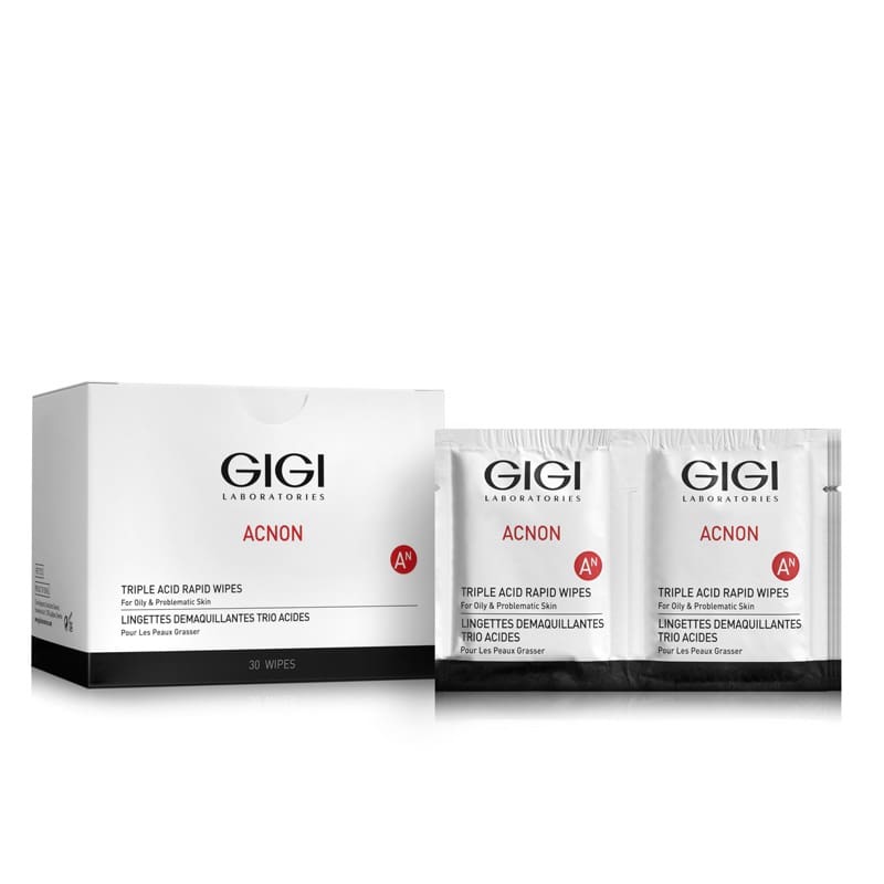 Салфетки-пилинг трехкислотные Acnon Triple Acid Rapid Wipes GIGI
