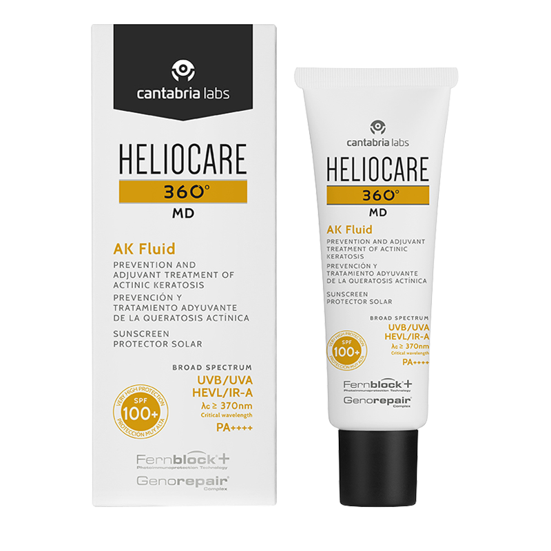 Флюид АК с тотальной защитой SPF 100+ MD AK Fluid Sunscreen 100+ Heliocare 360º CANTABRIA LABS