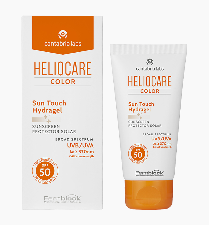 Тональный солнцезащитный гидрогель с SPF 50 Color Sun Touch Hydragel Heliocare 360º CANTABRIA LABS