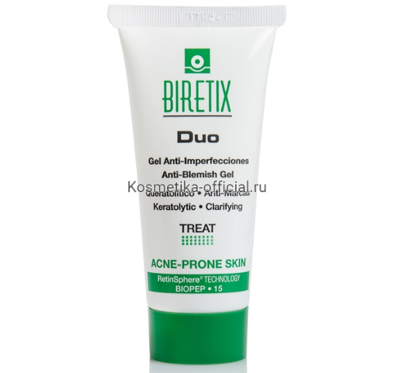 Себорегулирующий гель Purifying Exfoliant Gel / Anti-Blemish Gel BiRetix Duo CANTABRIA LABS