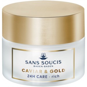 Питательный крем люкс антивозрастной Икра и Золото 24ч Caviar & Gold Anti Age Deluxe 24H Care Rich SANS SOUCIS