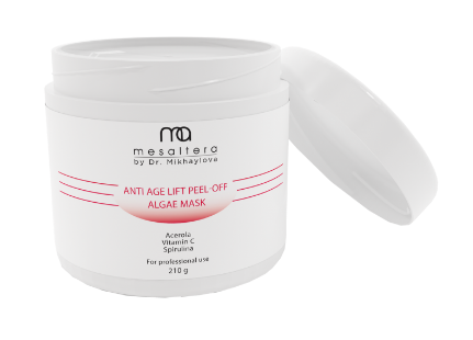 Омолаживающая лифтинговая альгинатная маска Anti-age Lift Peel-Off Algae mask MESALTERA