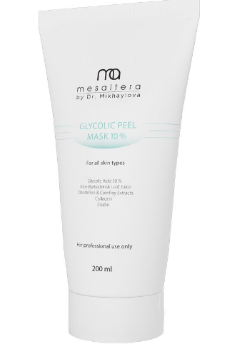 Маска с гликолевой кислотой и растительными экстрактами Glycolic Peel Mask MESALTERA