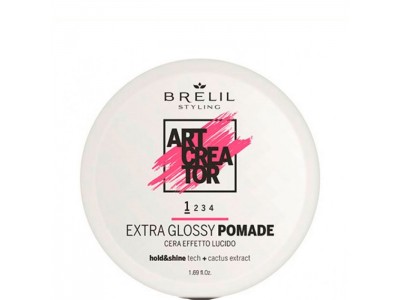 Помада для волос экстра-блеск Art Creator Extra Glossy Pomade BRELIL PROFESSIONAL