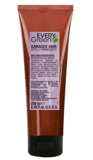 Маска для поврежденных волос Damaged Hair Mashera Rigenerante Every Green DIKSON