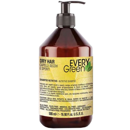 Шампунь для сухих волос Dry Hair Shampoo Nutriente Every Green DIKSON