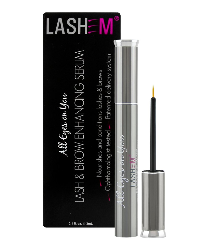 Сыворотка для роста и укрепления ресниц и бровей с пептидами All Eyes on You Lash & Brow Enhancing Serum LASHEM
