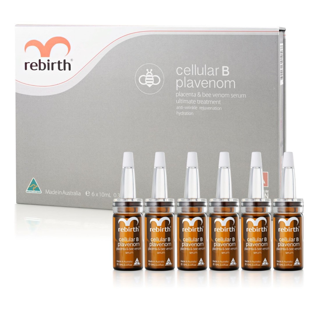 Сыворотка от морщин с экстрактом плаценты и пчелиным ядом Cellular B Plavenom Placenta & Bee Venom Serum Maximum Gift Set REBIRTH