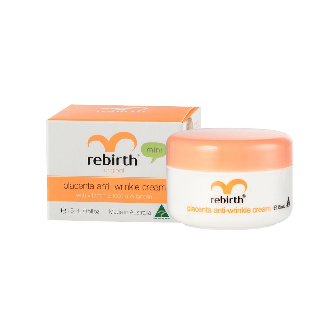 Крем с экстрактом плаценты, витамином Е и Ланолином Placenta Anti-Wrinkle Cream REBIRTH