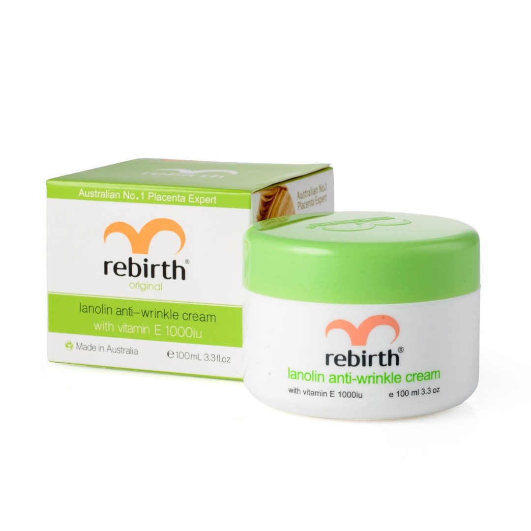 Крем против морщин с Витамином Е и Ланолином Lanolin Anti-Wrinkle Cream REBIRTH