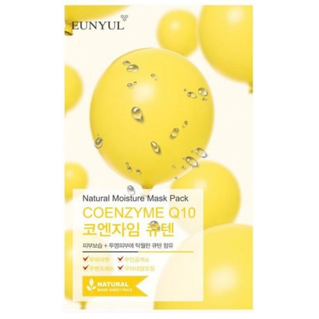 Маска тканевая с коэнзимом Q10 Natural Moisture Mask Pack Coenzyme EUNYUL