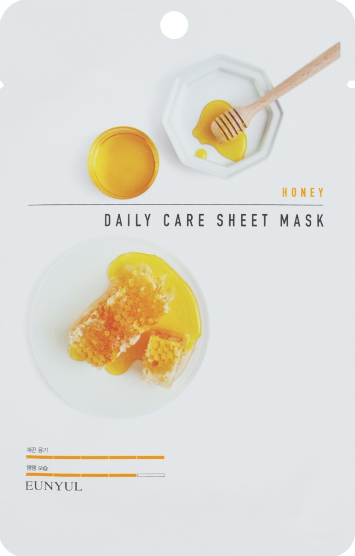 Тканевая маска для лица с экстрактом меда Honey Daily Care Sheet Mask EUNYUL