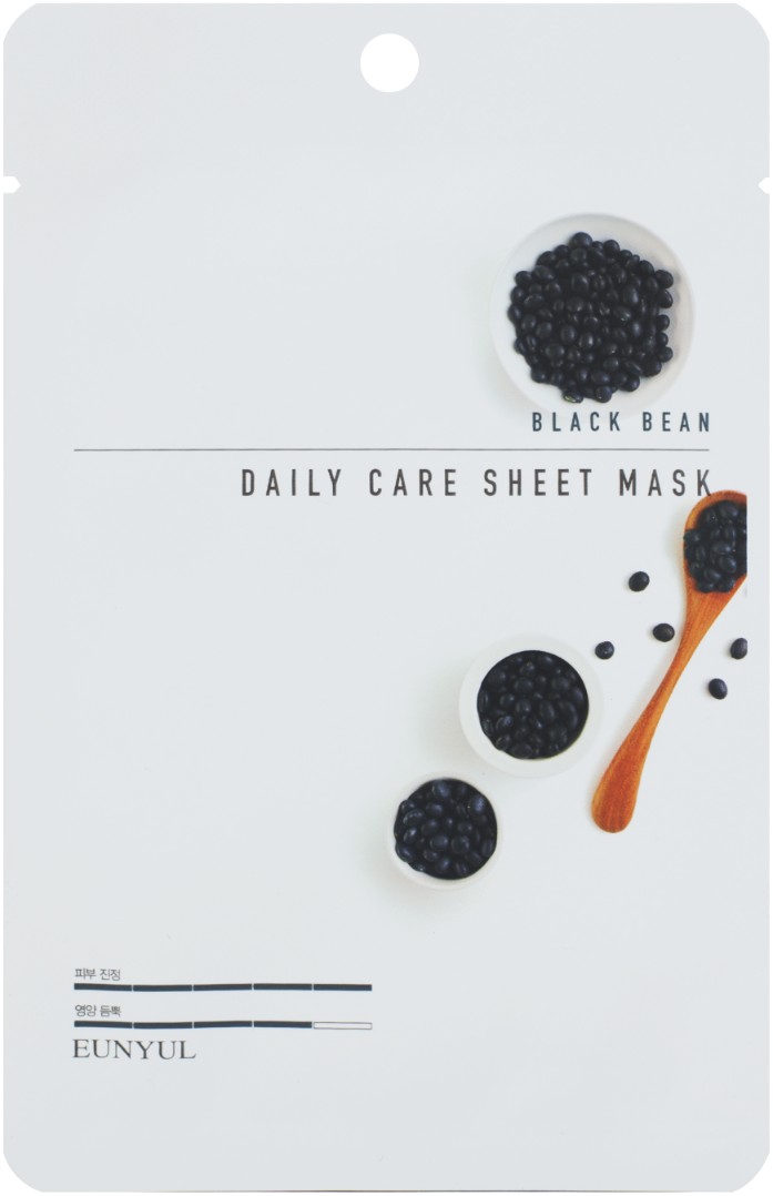 Тканевая маска для лица с экстрактом черных бобов Black Bean Daily Care Sheet Mask EUNYUL