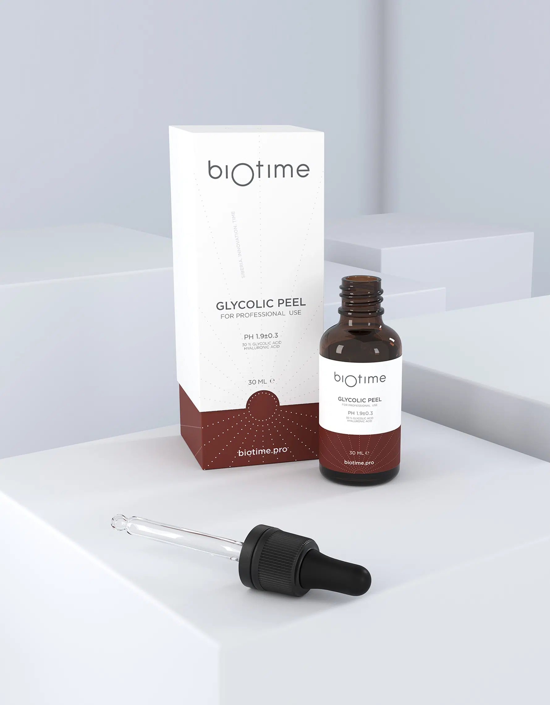 Гликолевый пилинг на гелевой основе GLYCOLIC PEEL BIOTIME