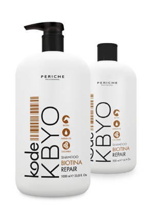 Шампунь восстанавливающий с биотином KBYO Shampoo Repair PERICHE