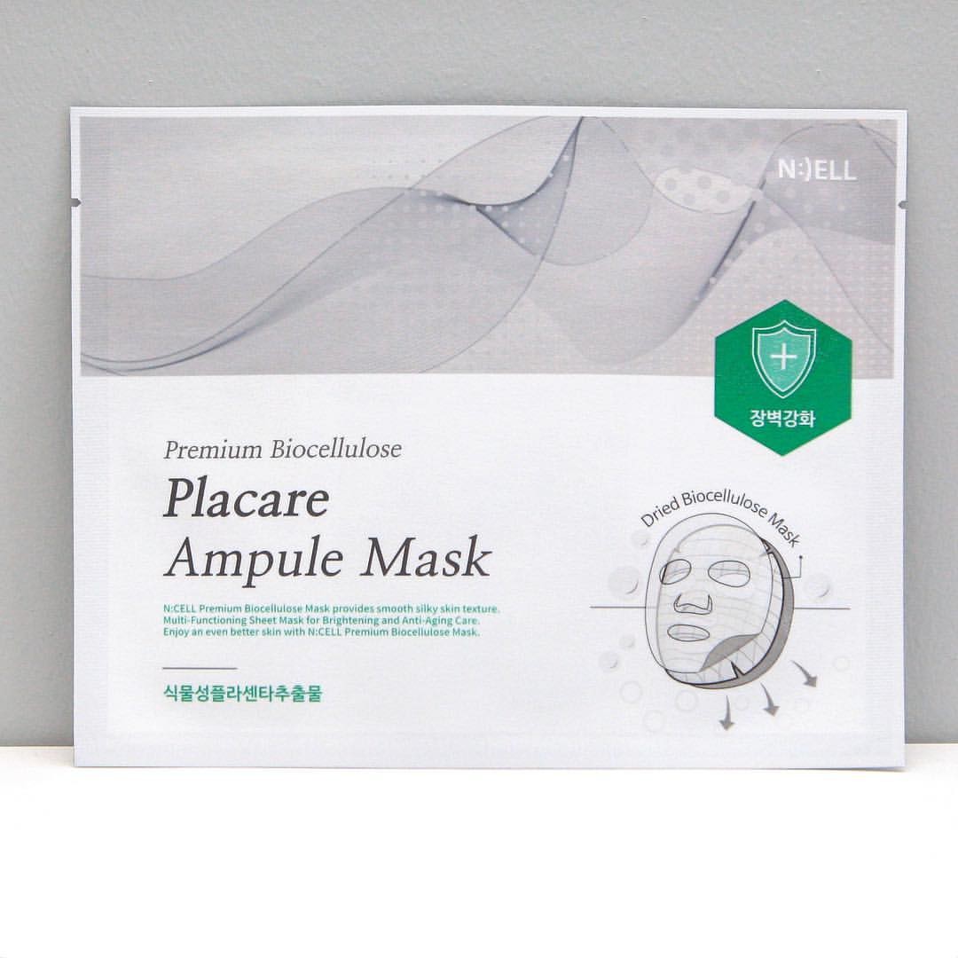 Маска премиум восстановление,омоложение Premium Biocellulose Placare Ampule Mask N CELL AKVAVITA