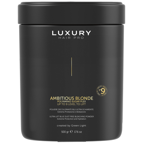 Пудра голубая без пыли ультра осветляющая Ambitious Blonde Luxury GREEN LIGHT