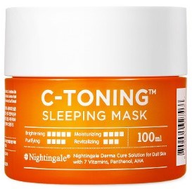 Ночная маска с витамином С Toning Sleeping Mask NIGHTINGALE