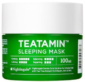 Питательная ночная маска Teatamin Sleeping Mask NIGHTINGALE