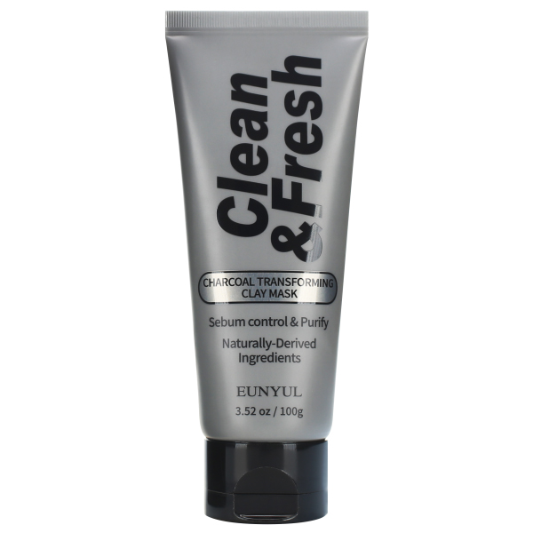 Очищающая пенка-трансформер с древесным углем Clean & Fresh Charcoal Transforming Foam Cleanser EUNYUL